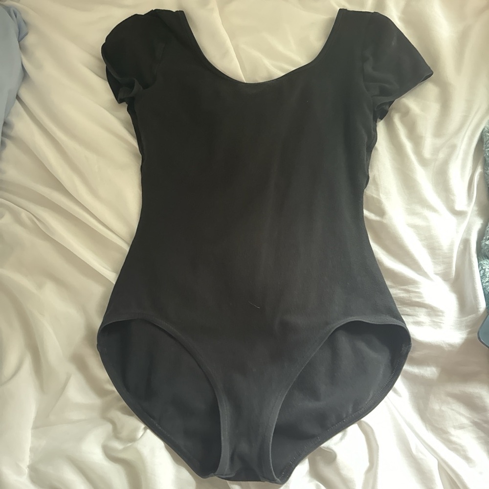 Capezio Black Bodysuit Classic Dancewear
